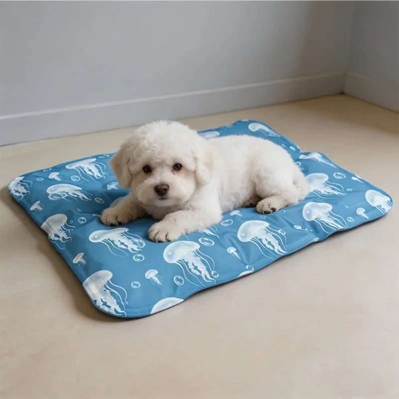 Pet Ice Pad, Summer Dog Cooling Mat, Cat Cooling Sleep Pad, Waterproof Bite-Resistant, Leak-Proof, Heat Relief Pad