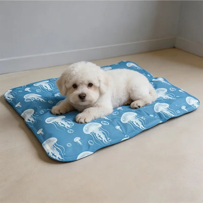 Pet Ice Pad, Summer Dog Cooling Mat, Cat Cooling Sleep Pad, Waterproof Bite-Resistant, Leak-Proof, Heat Relief Pad